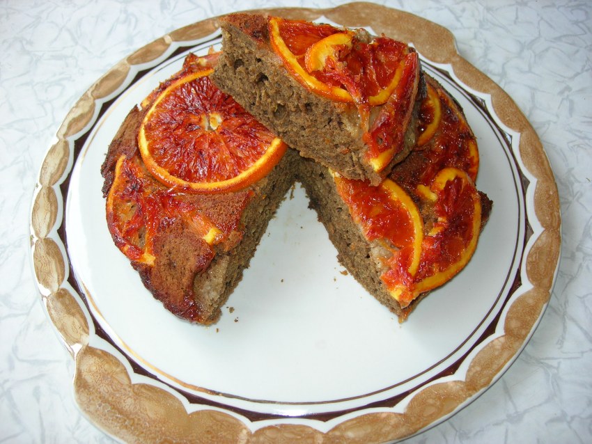 Кофейный пирог с апельсинами