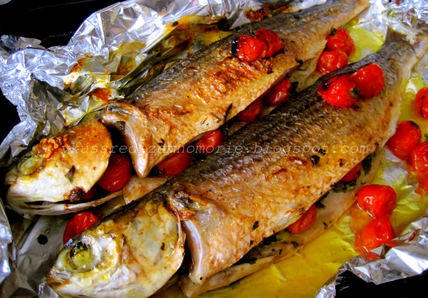 Фаршированная скумбрия в духовке