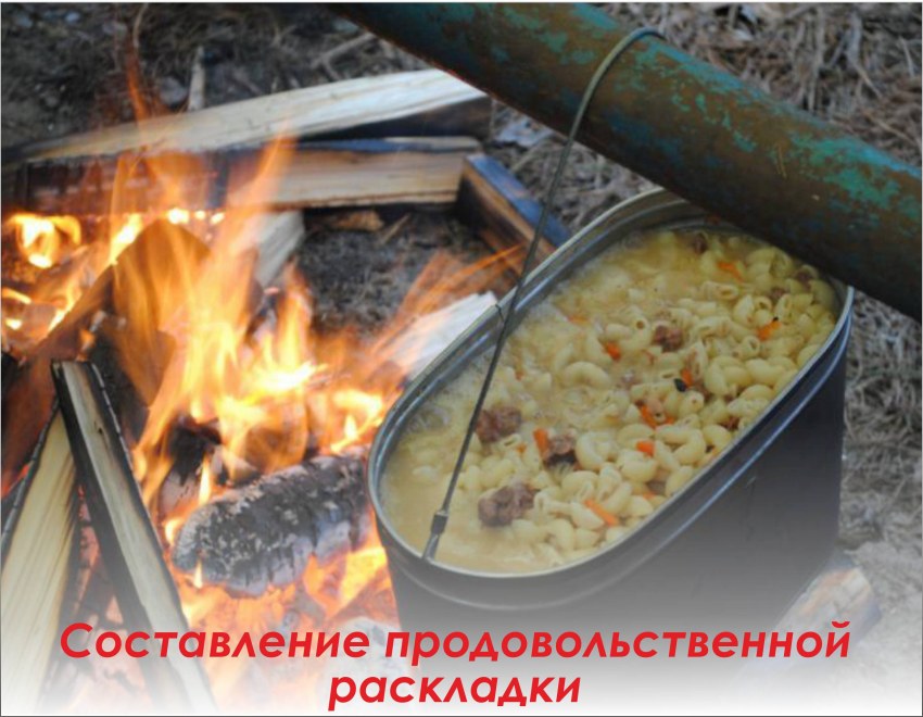 Еда на костре в походе