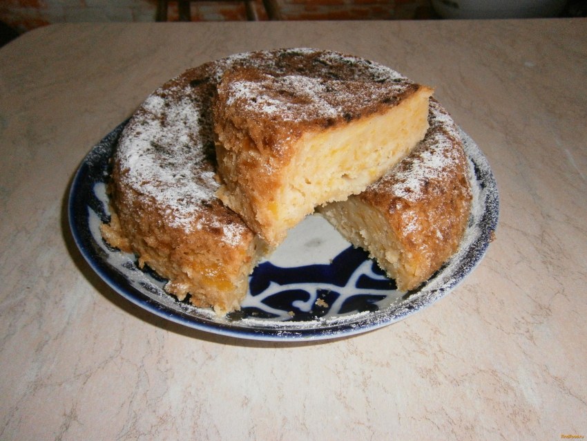 Манник с апельсином без муки