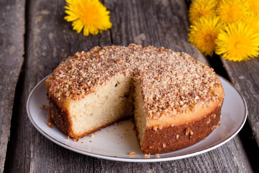 Яблочный пирог с сахарной корочкой