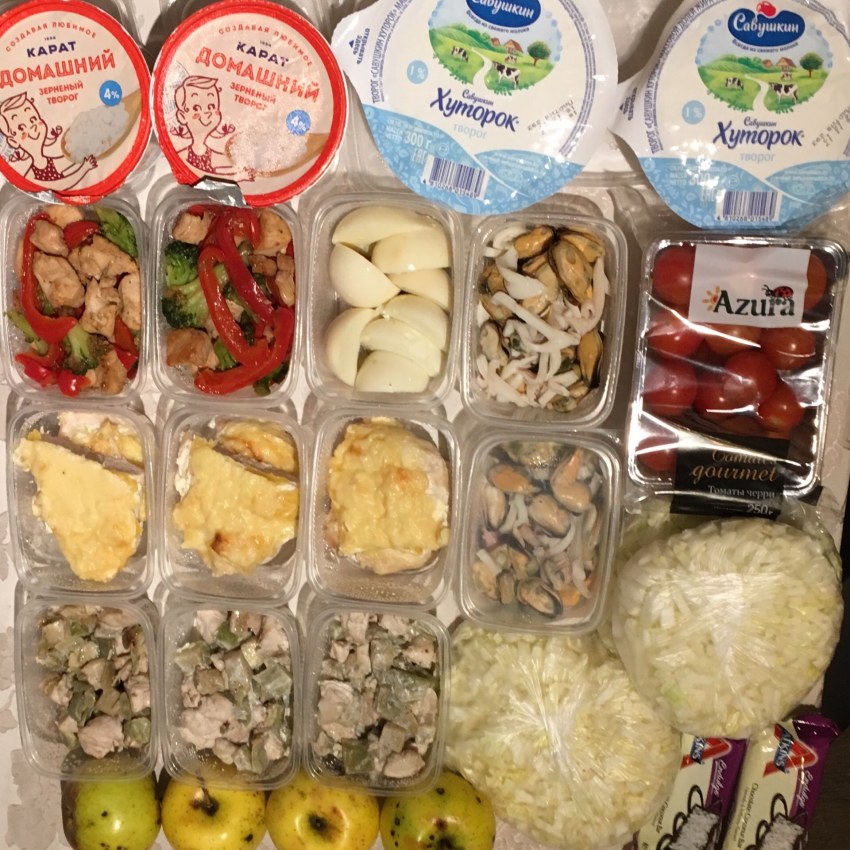 Заготовки продуктов на неделю