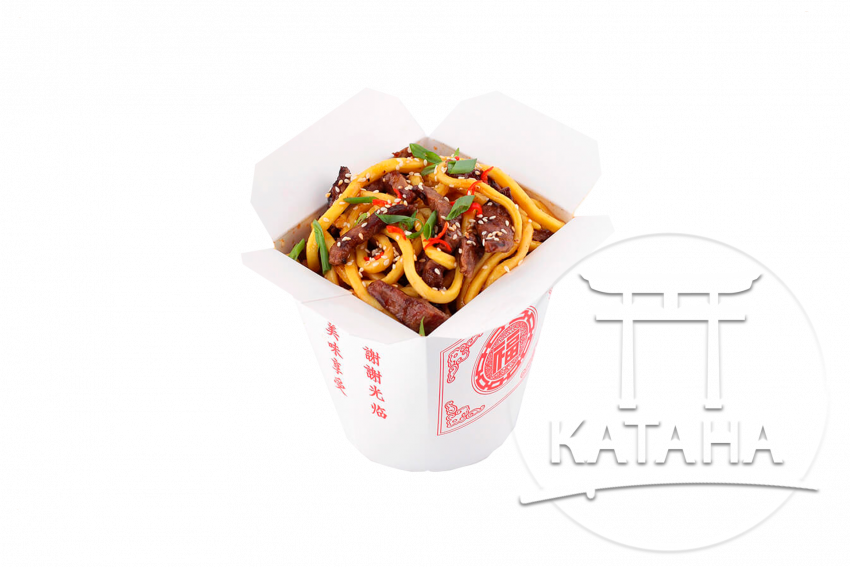 Лапша в кастрюле