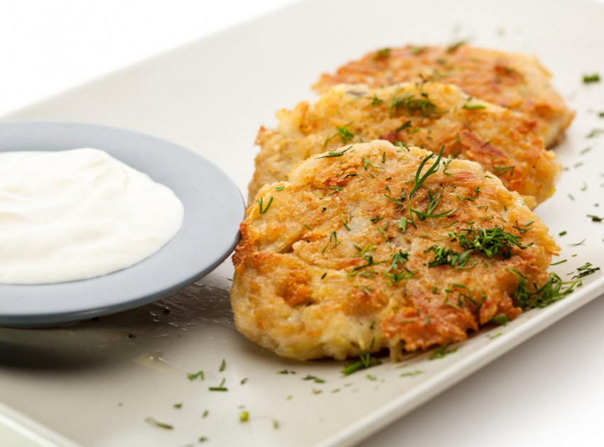 Драники с мясом