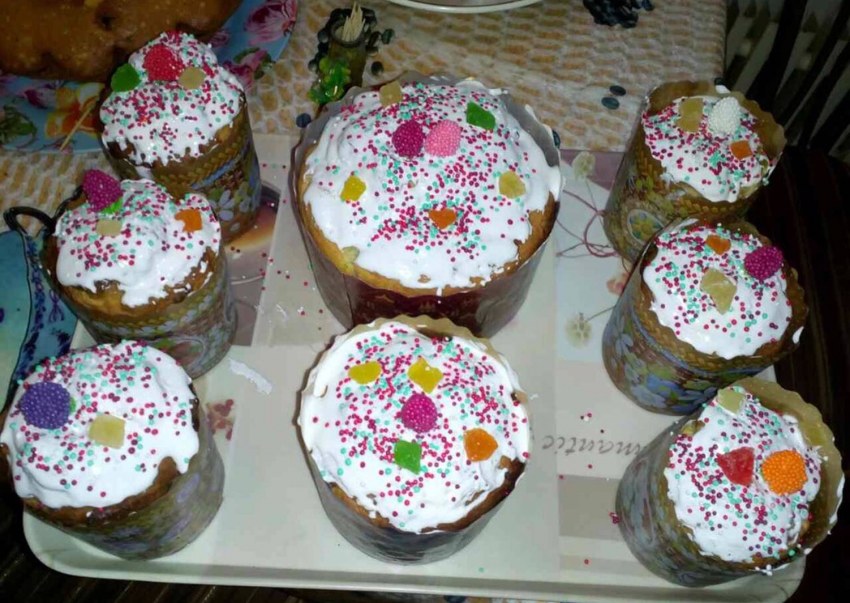 Глазурь для пасок из желатина