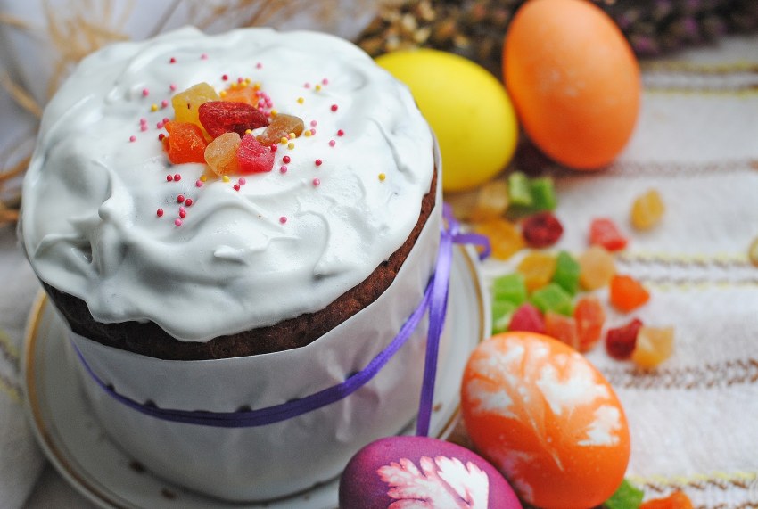 Быстрая глазурь для кулича