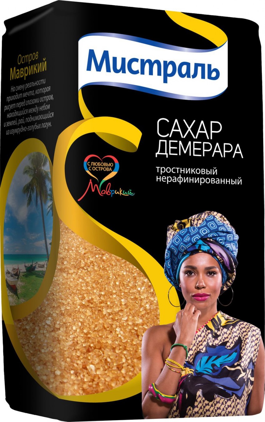 Сахар Агро-Альянс Демерара Экстра коричневый 900 г