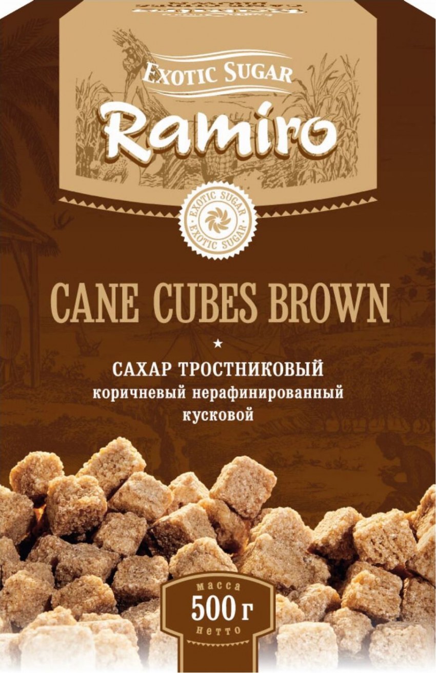 Сахар нерафинированный кусковой