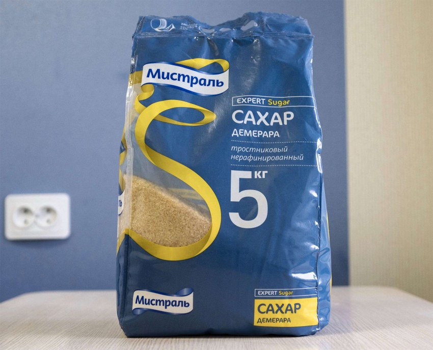 Мистраль сахар золотой тростник нерафинированный 900г.х10