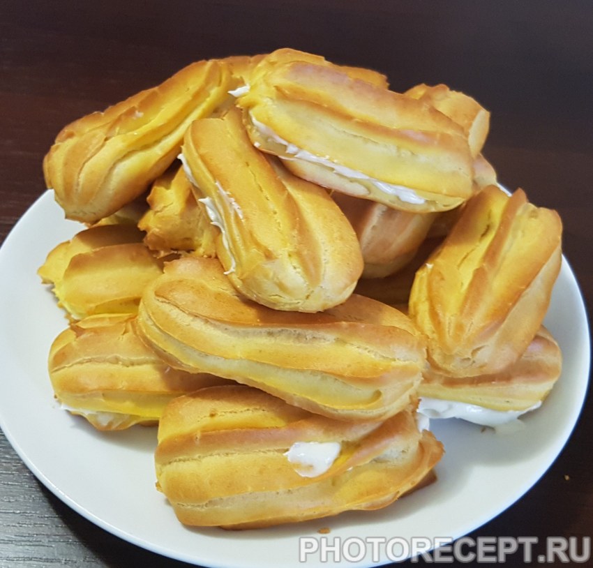 Эклеры с заварным кремом