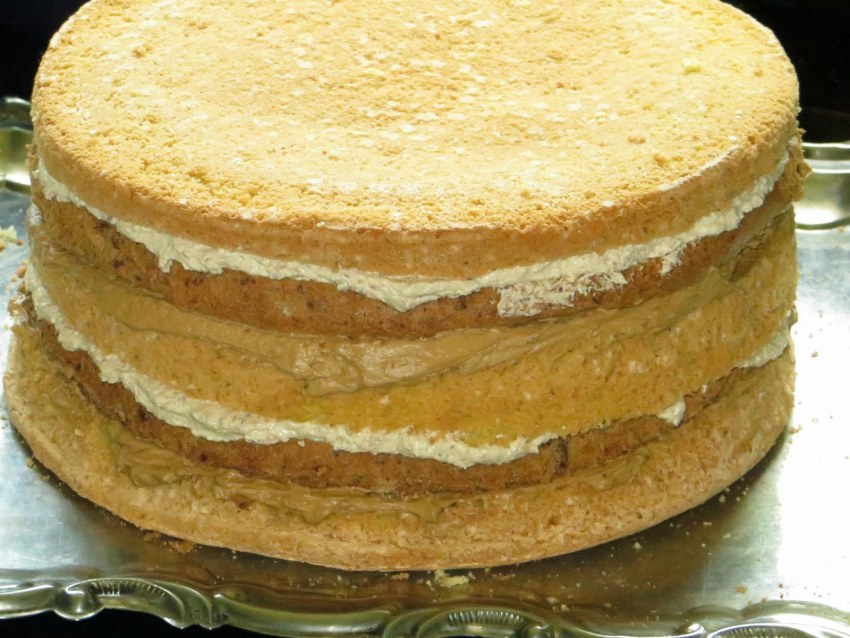 Торт с песочными коржами