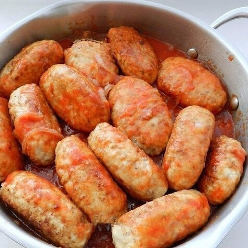 Гречка с котлетой