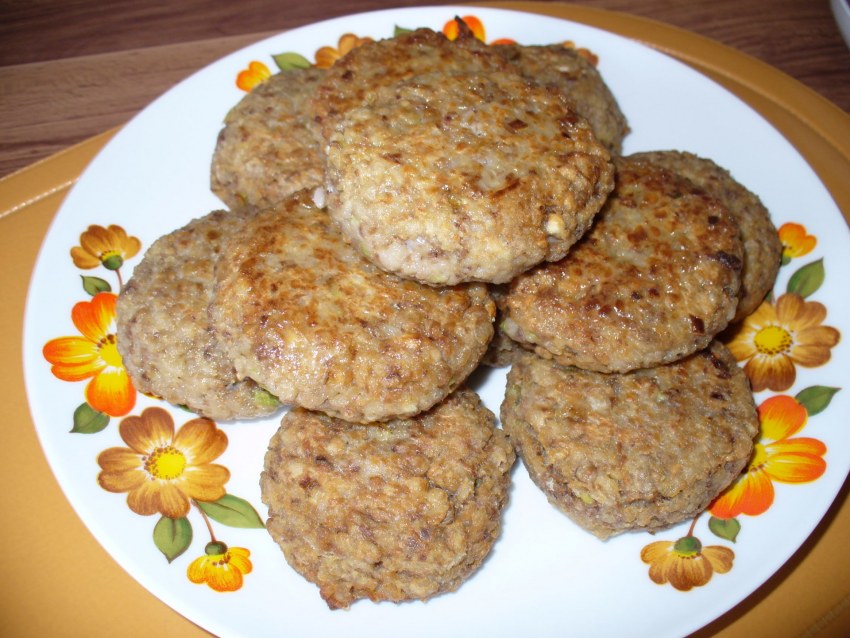 Котлеты из гречки с фаршем