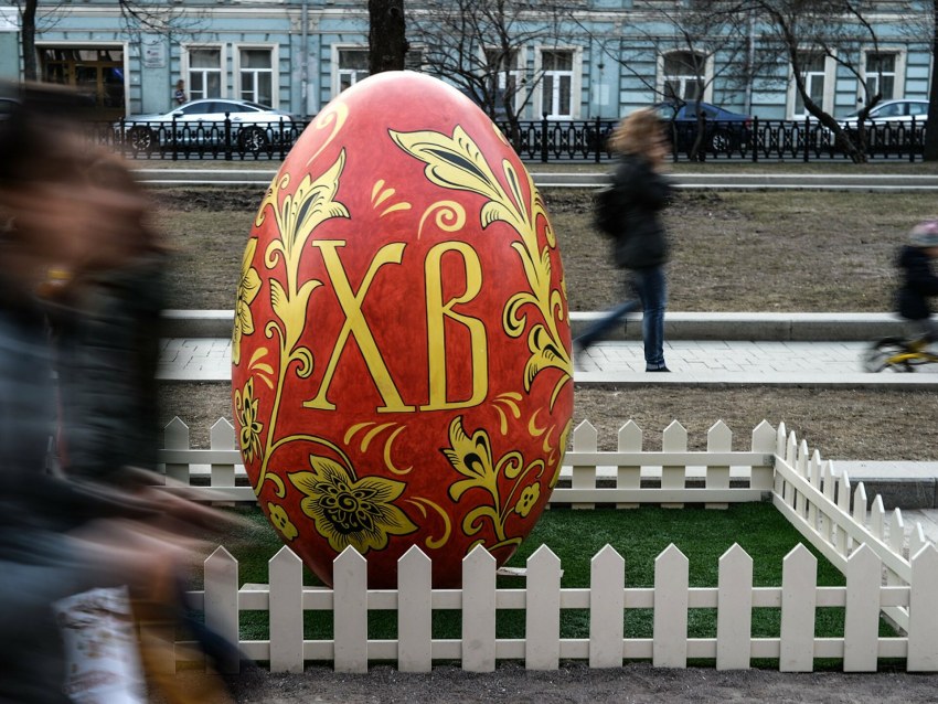 Самое большое шоколадное яйцо в мире