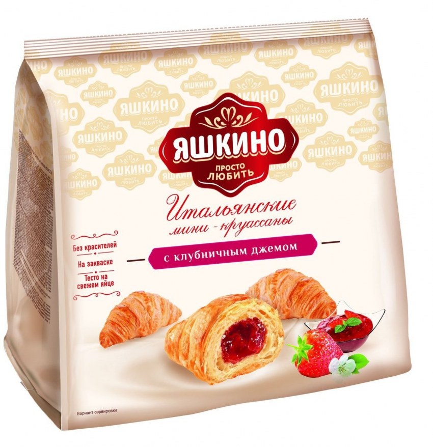 Печенье с клубничной начинкой Яшкино