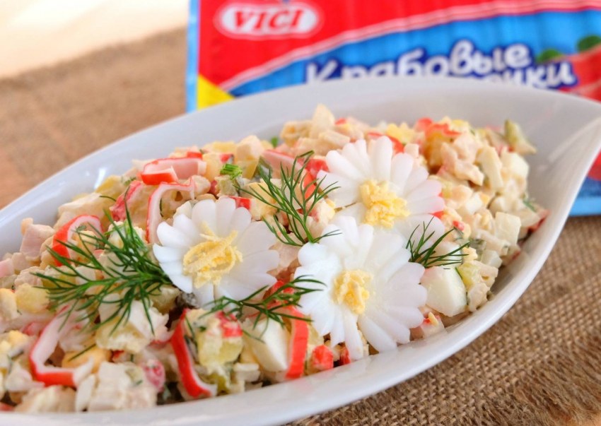 Салат крабовый