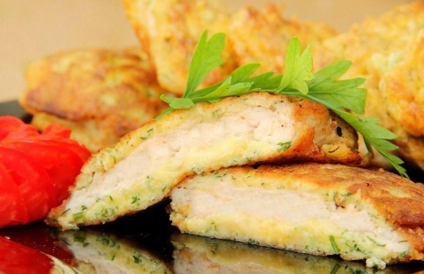 Куриные отбивные в кляре