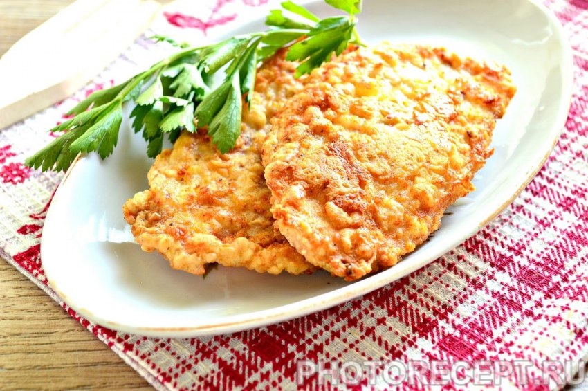 Отбивные из куриного филе