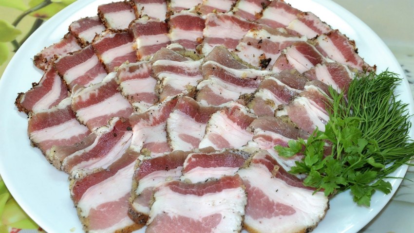 Вкусное сало