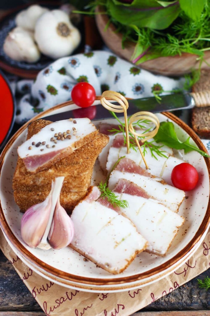 Украинская кухня сало