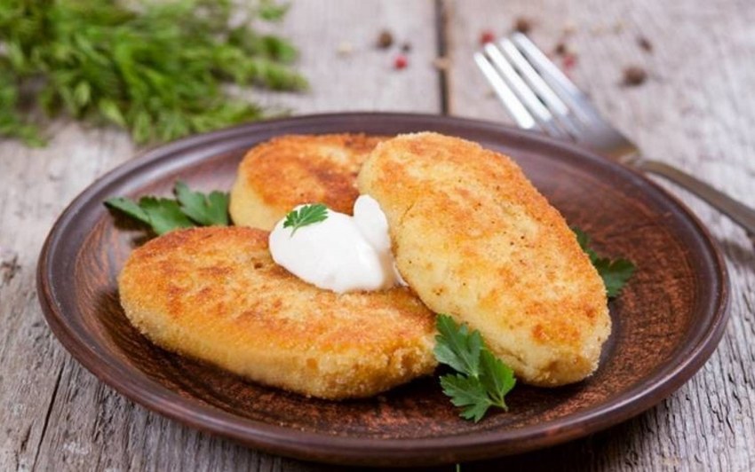 Котлета с картофельными зразами