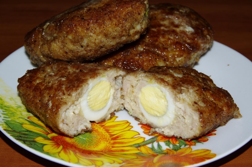 Зразы картофельные с грибами