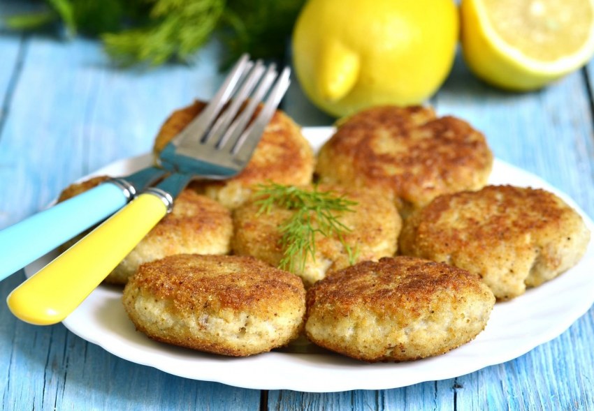 Котлета с картофельными зразами