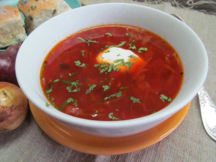 Борщ с капустой
