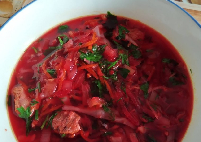 Борщ с картофелем
