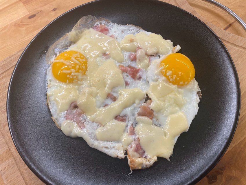 Яичница омлет глазунья