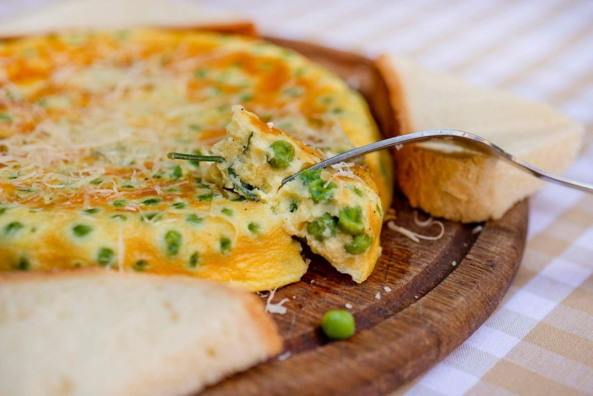 Омлет с сыром
