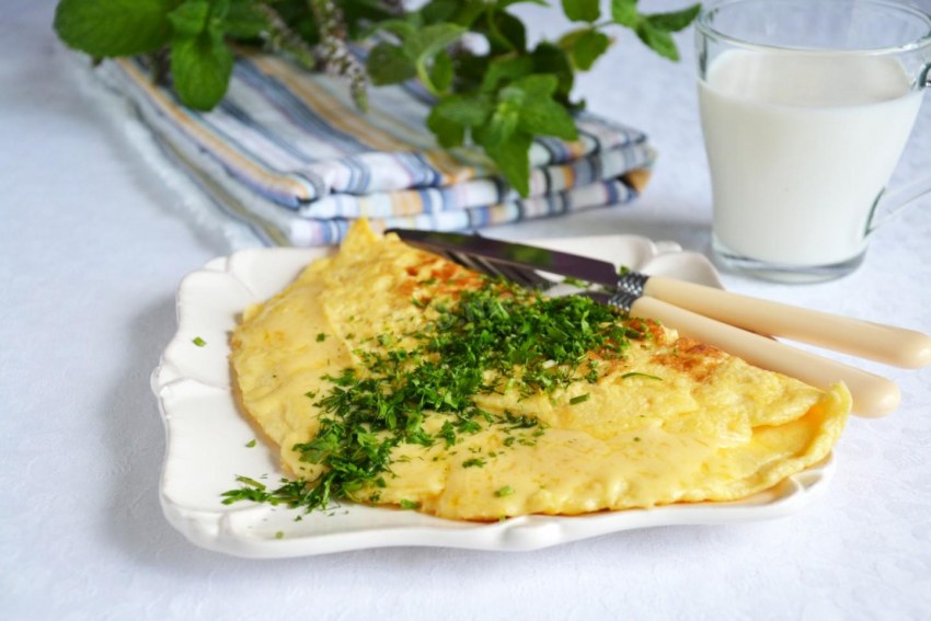 Французская кухня омлет