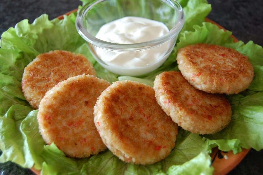 Крабовые палочки котлетки