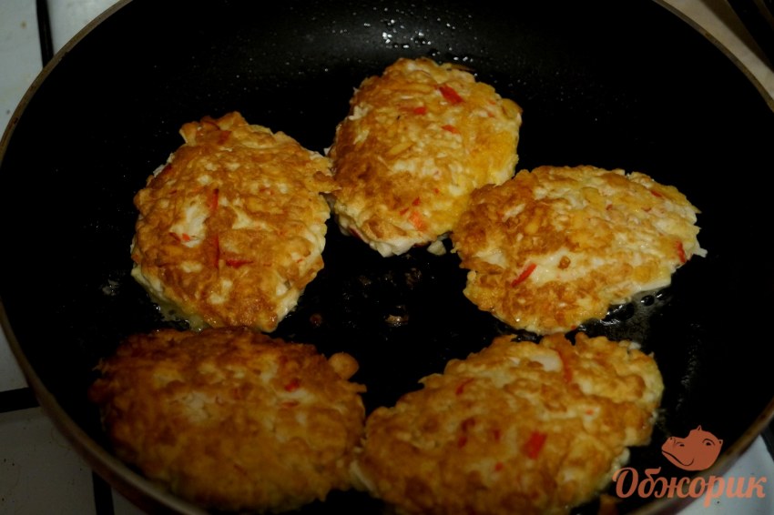 Котлеты с крабовыми палочками