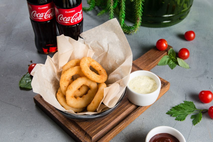 Луковые Колечки (onion Rings) вектор