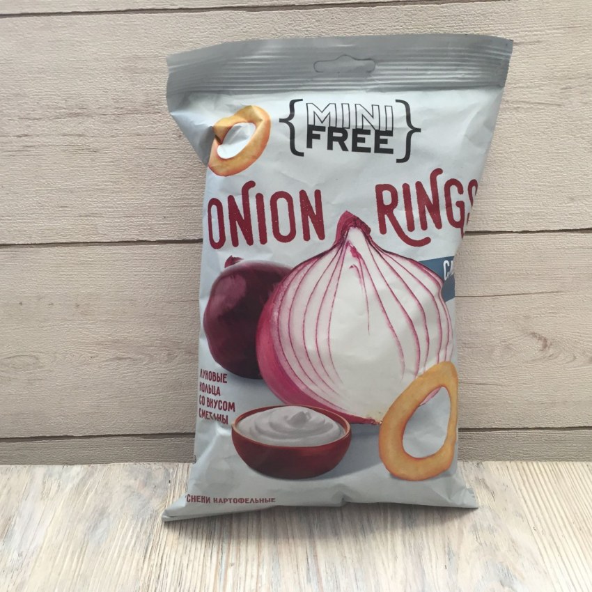 Чипсы луковые кольца Nongshim