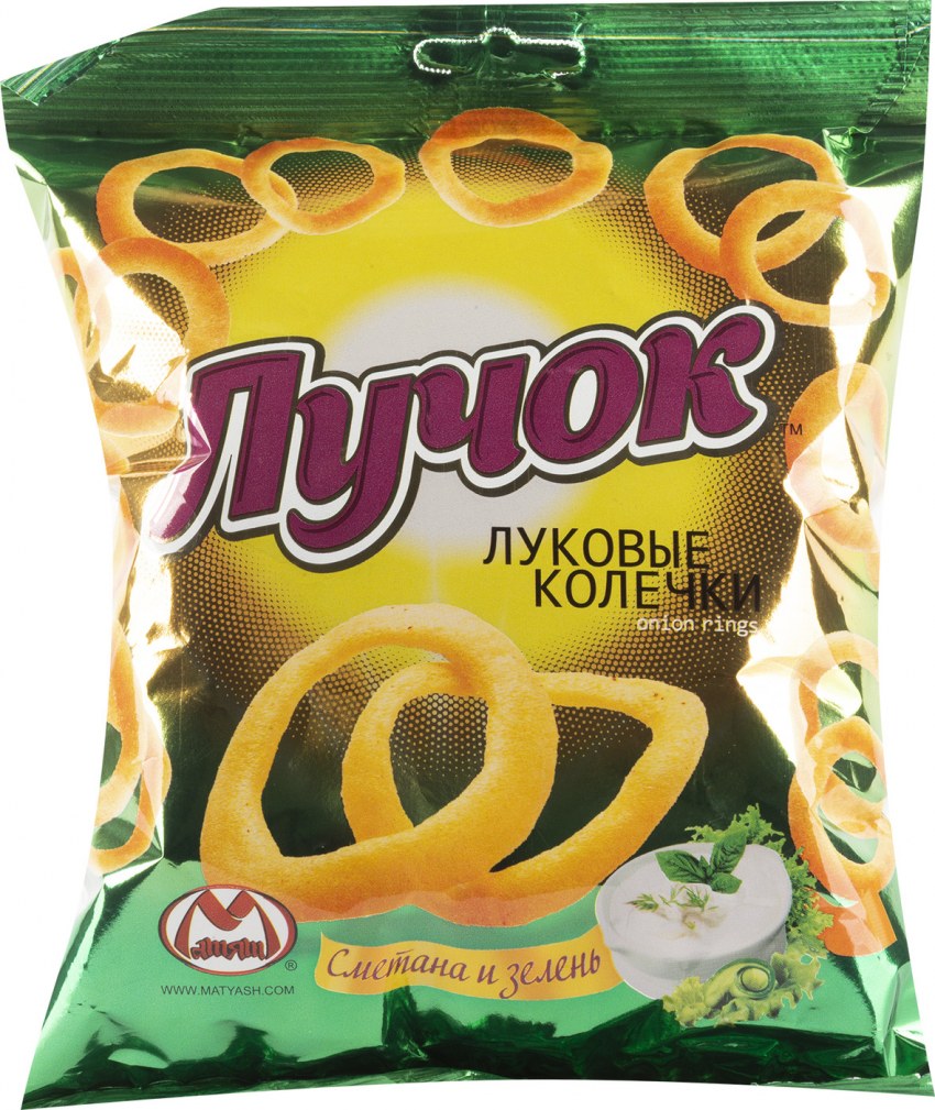 Снеки луковые кольца КДВ