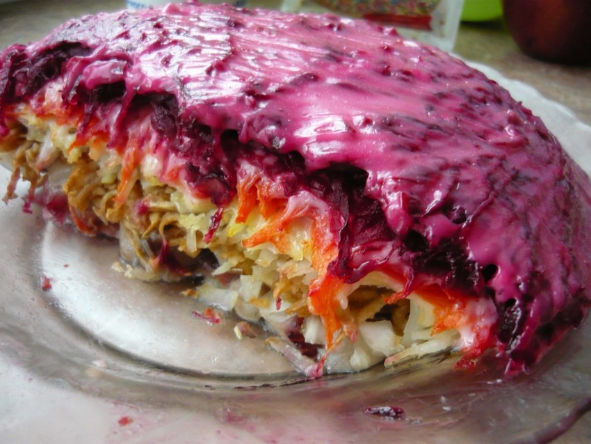 Сельдь под шубой классический