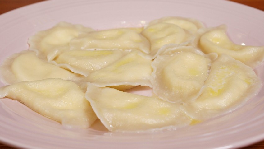 Пельмени с адыгейским сыром