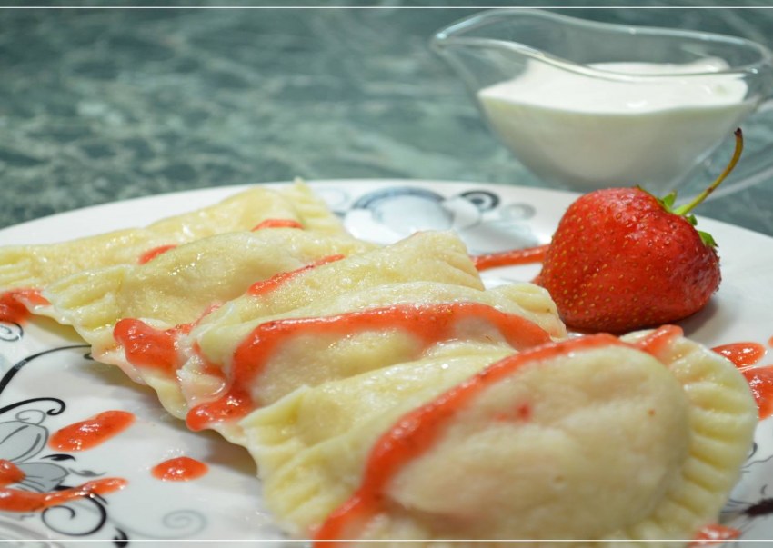 Вареники с картошкой и грибами