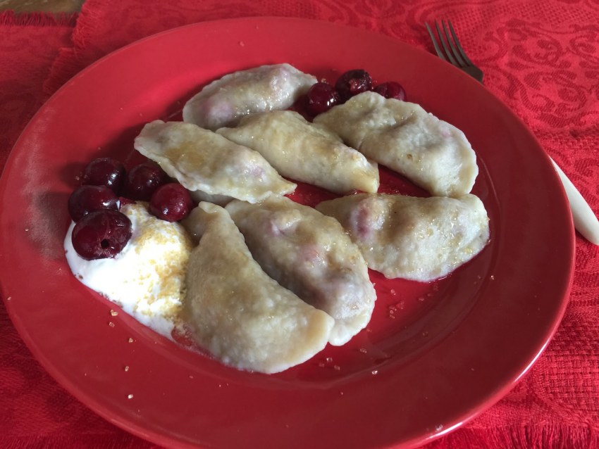 Вареники с ананасом