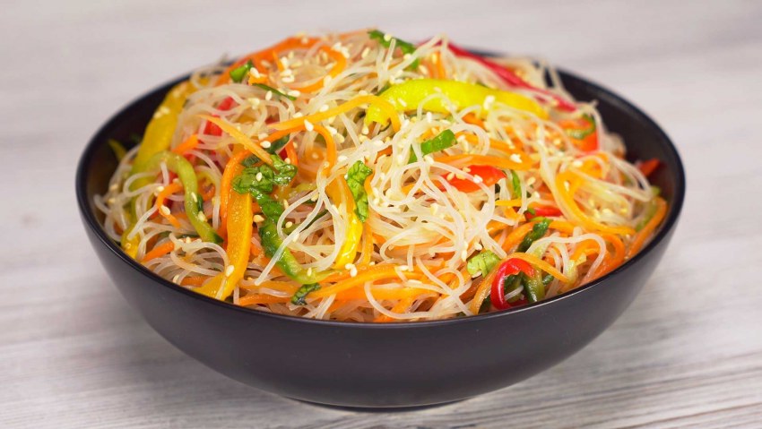 Корейские салаты фунчоза