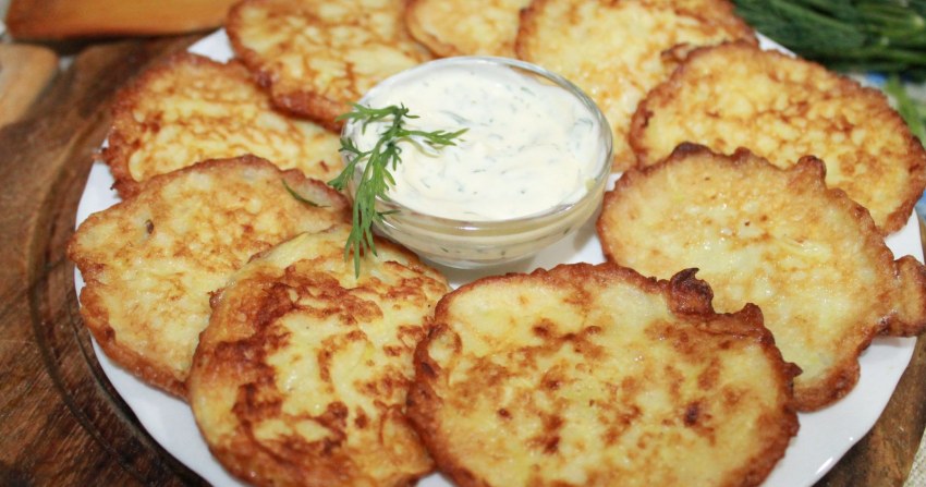 Кабачковые оладьи