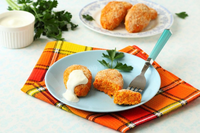 Котлеты из моркови