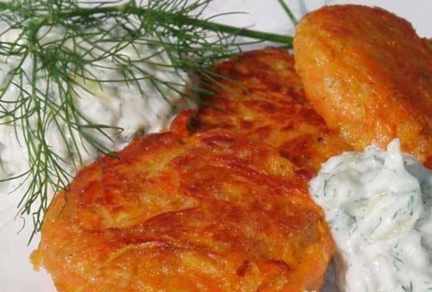 Морковно Яблочные котлеты
