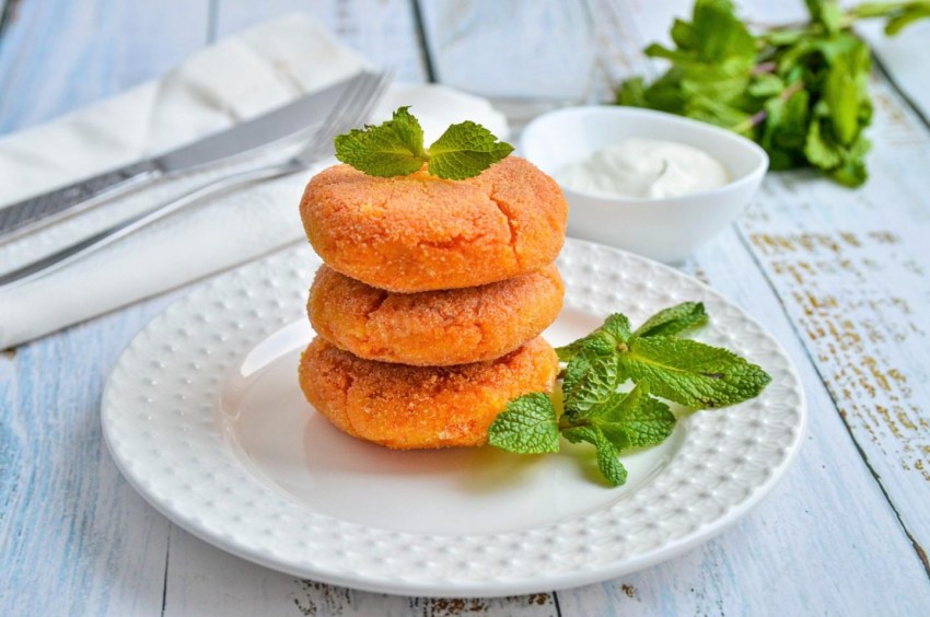 Упакованные морковные котлеты