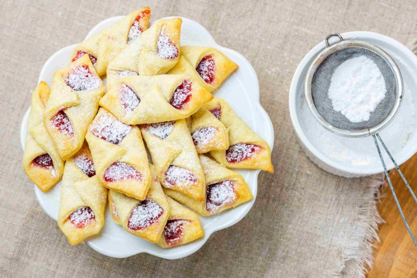 Печенье с клюквой и орехами