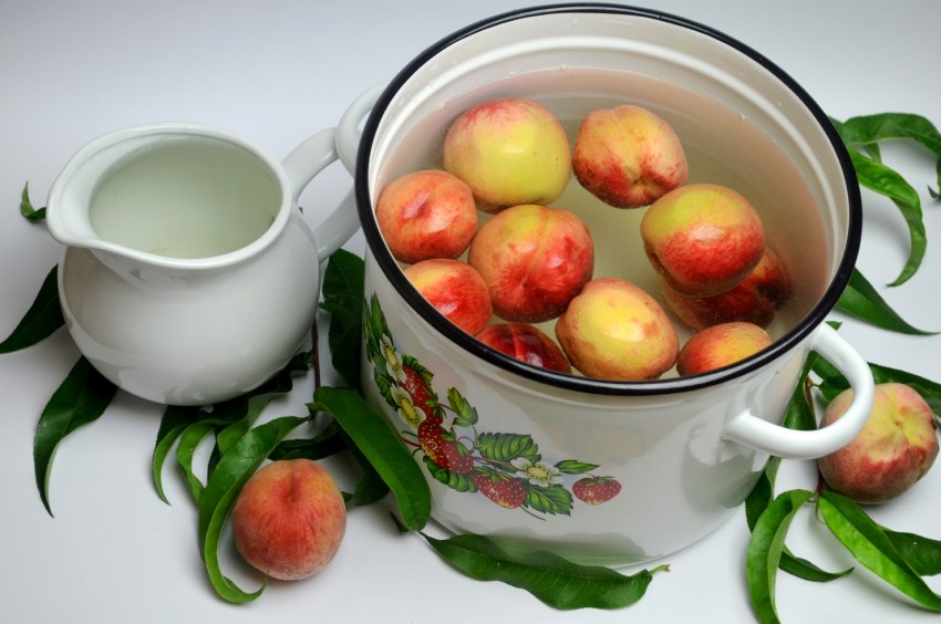Компот из черники и яблок