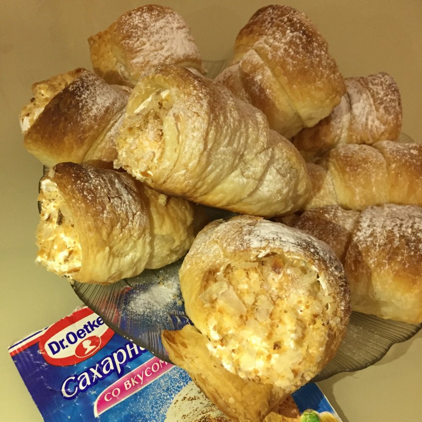 Кексы с кремом