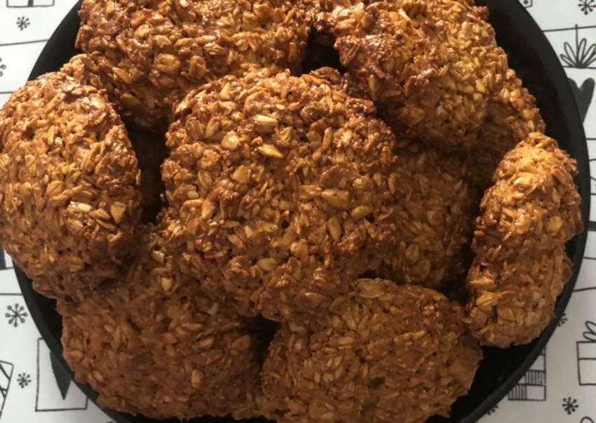 Овсяное печенье со сгущенкой